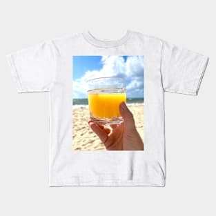 A Little Sunshine in my Glass Kids T-Shirt